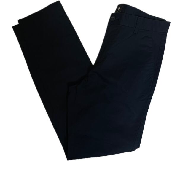 Gap Mens Slim Fit Khaki Pants with Belt Loops and Pockets, Black - Size 32x30 - Picture 1 of 7